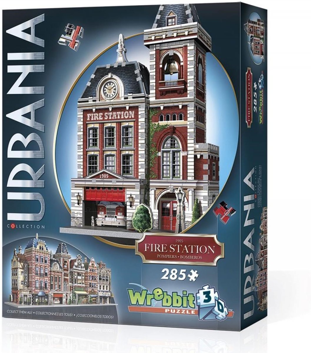 Wrebbit 3D Puzzle - Urbania Fire Station (285)