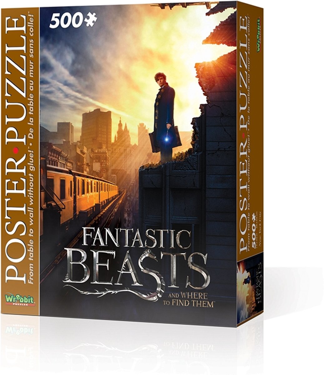 Wrebbit Poster Puzzle - Fantastic Beasts New York City 500 stukjes