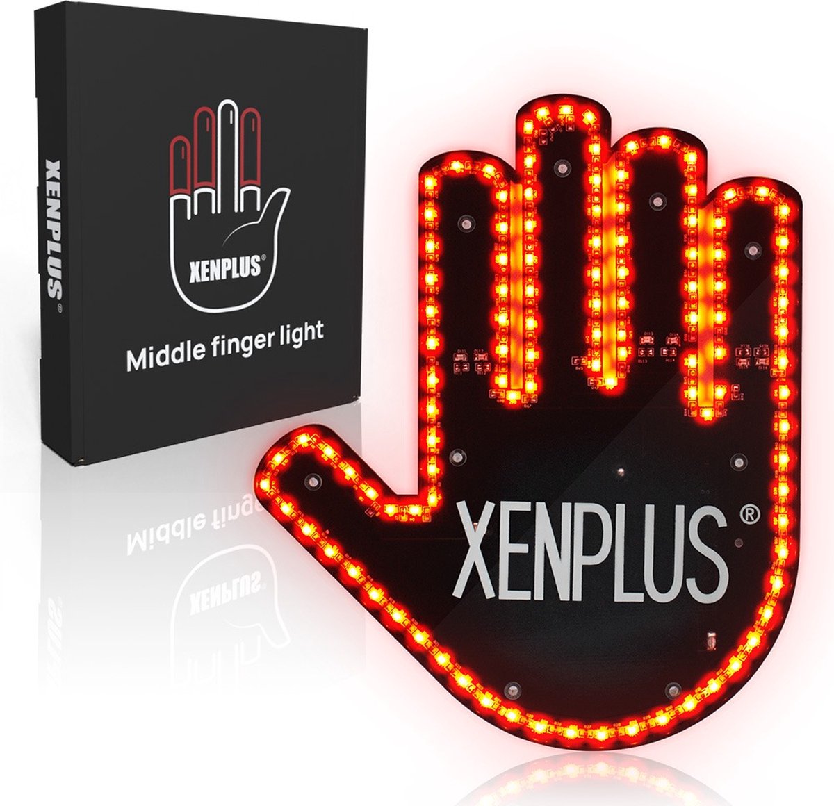 touchit middel vinger licht-led-rood-car-meetings