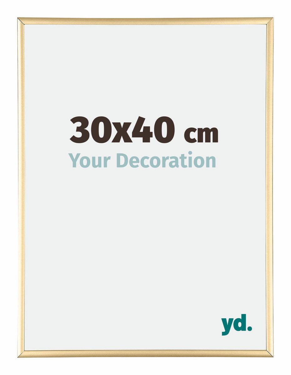 Your Decoration - Puzzellijst 30x40 cm - Goud - Puzzellijst 500-1000 stukjes - Aluminium Fotolijst - Kent