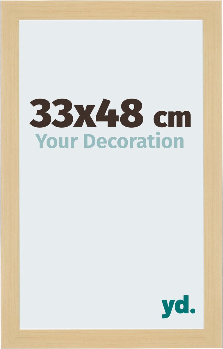 Your Decoration - Puzzellijst 33x48 cm - Ahorn Decor - Puzzellijst 500-1000 stukjes - MDF Fotolijst - Mura