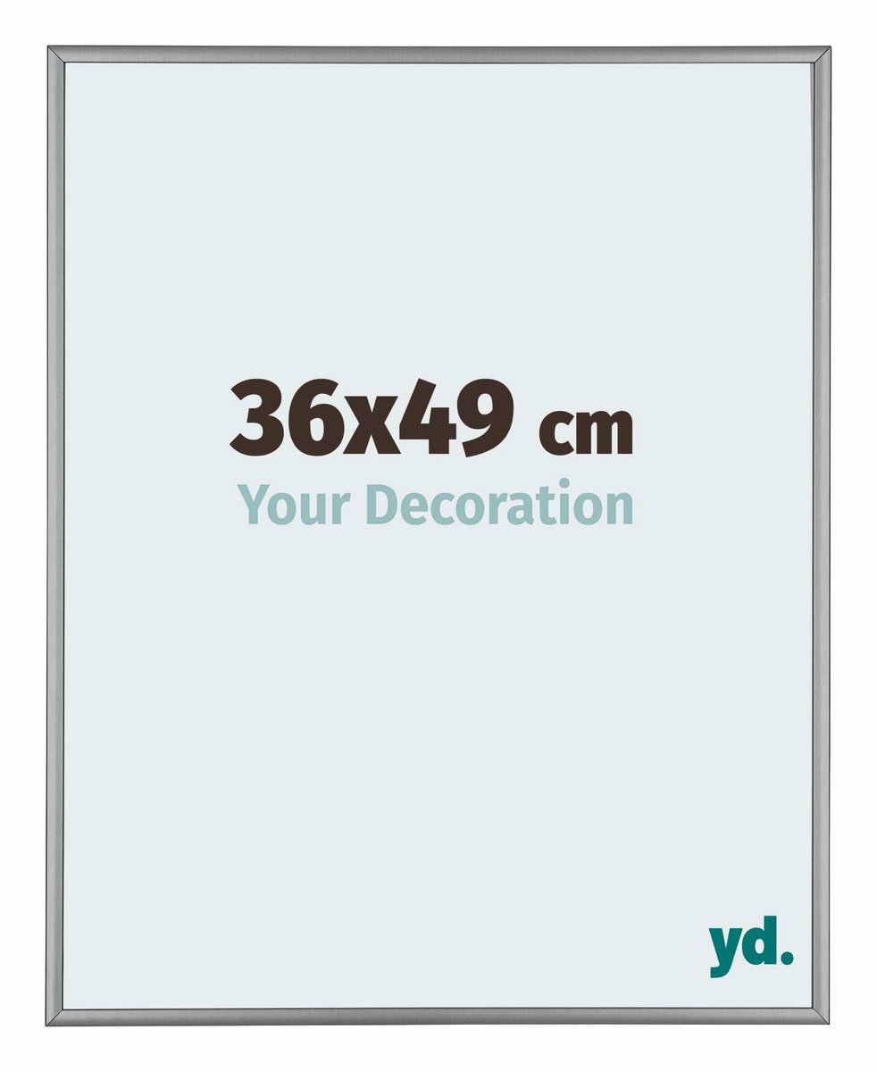 Your Decoration - Puzzellijst 36x49 cm - Platina - Puzzellijst 500-1000 stukjes - Aluminium Fotolijst - Kent