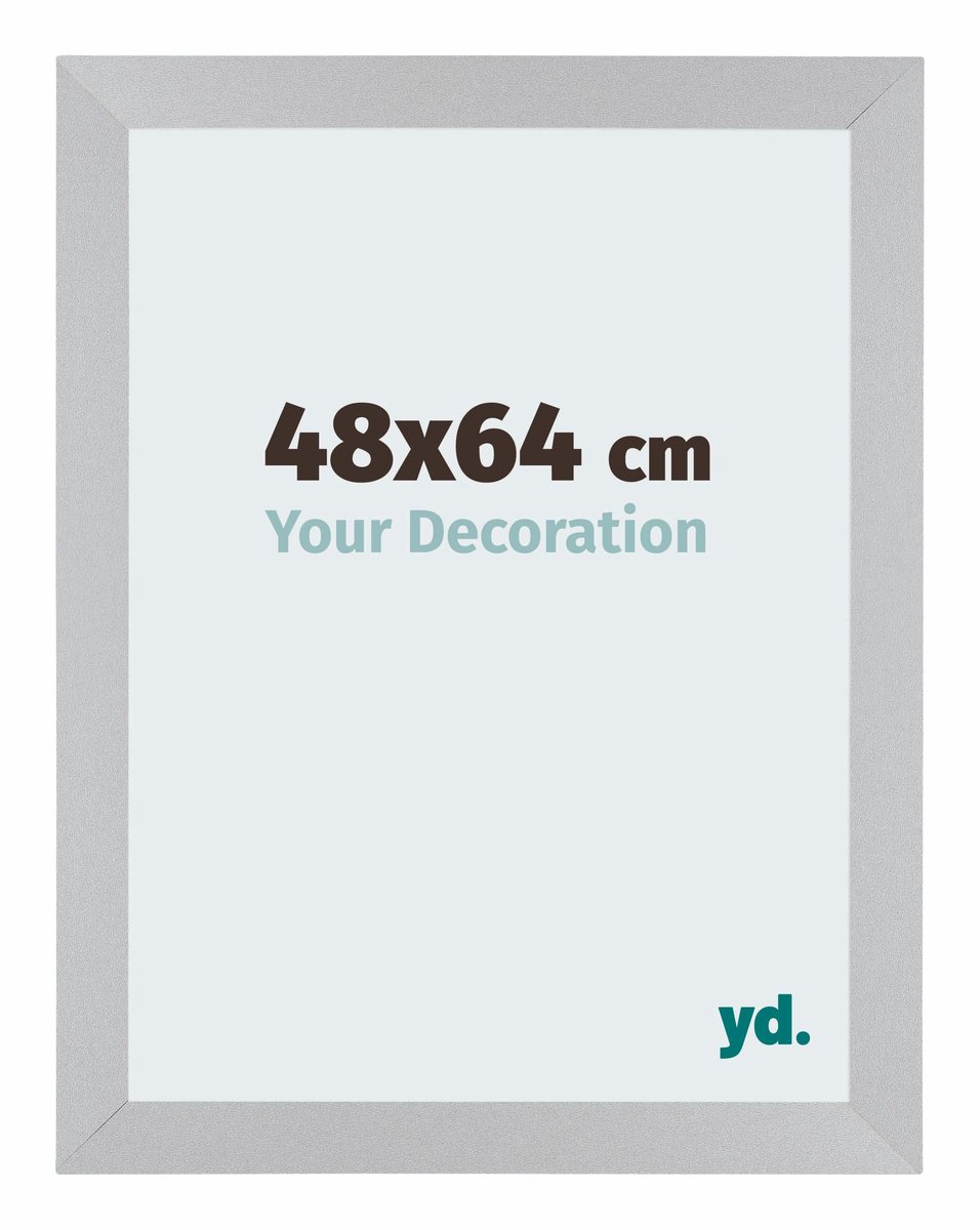 Your Decoration - Puzzellijst 48x64 cm - Zilver Mat - Puzzellijst 500-1000 stukjes - MDF Fotolijst - Mura