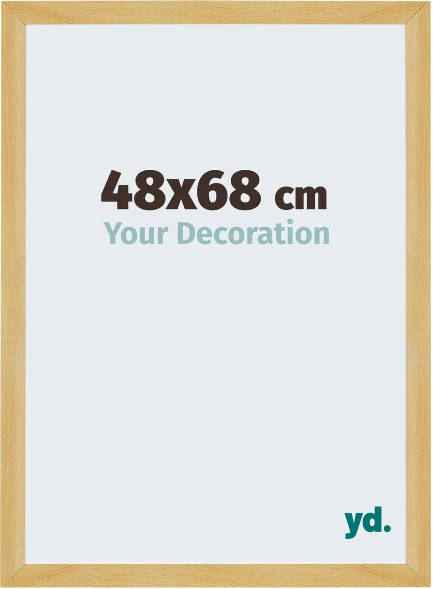 Your Decoration - Puzzellijst 48x68 cm - Grenen Decor - Puzzellijst 500-1000 stukjes - MDF Fotolijst - Mura