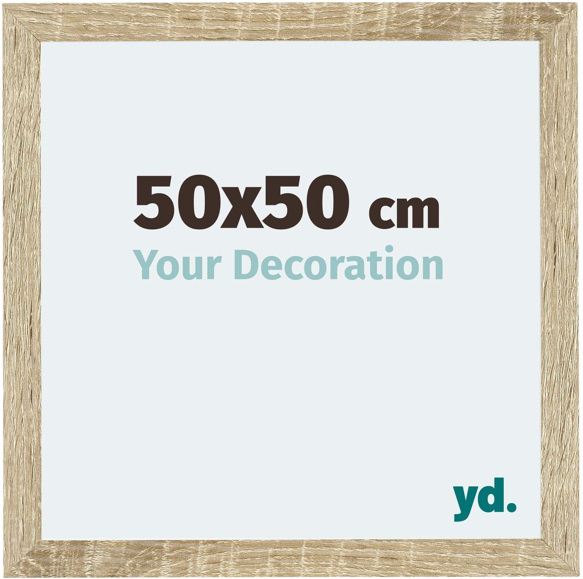 Your Decoration - Puzzellijst 50x50 cm - Sonoma Eiken - Puzzellijst 500-1000 stukjes - MDF Fotolijst - Mura
