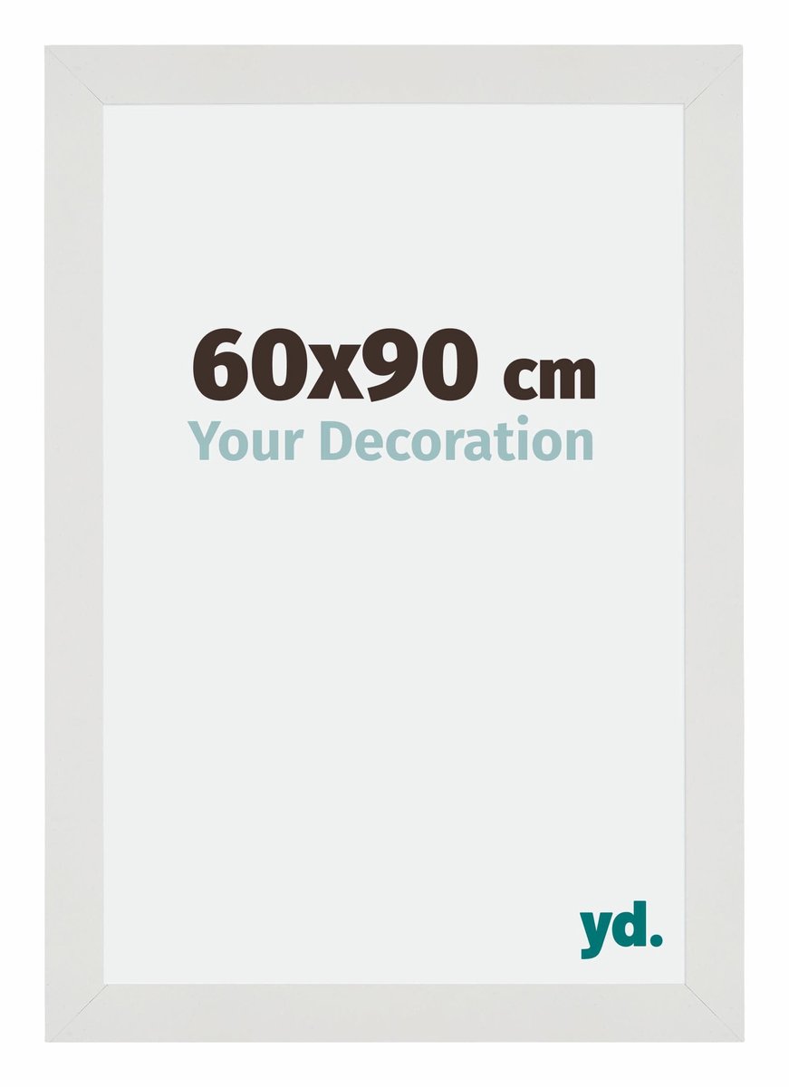 Your Decoration - Puzzellijst 60x90 cm - Wit Mat - Puzzellijst 1500-2000 stukjes - MDF Fotolijst - Mura