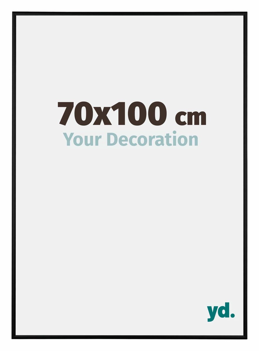 Your Decoration - Puzzellijst 70x100 cm - Zwart Mat - Puzzellijst 1500-2000 stukjes - Aluminium Fotolijst - Kent