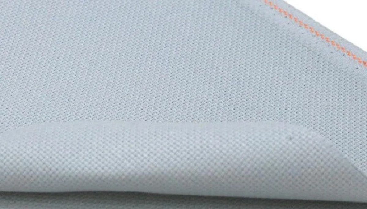 BORDUURSTOF AIDA 16 COUNT - BLAUWGRIJS - 100x100cm - ZWEIGART