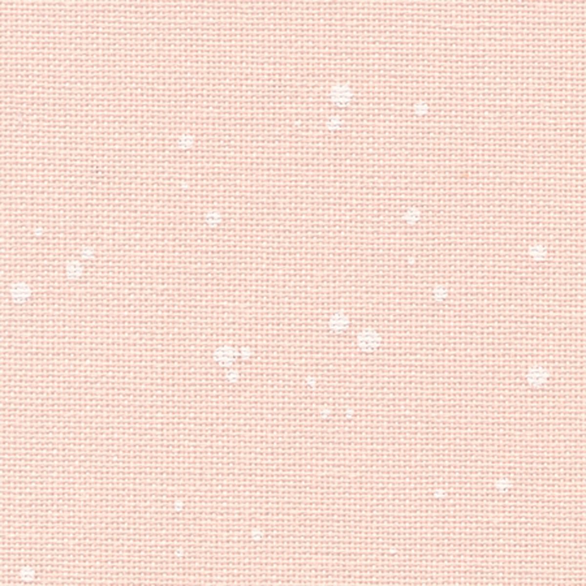 ZWEIGART MURANO SPLASH zalm met witte stippen - borduurstof 32 count (6,3 kruisjes per cm) (50 x 70 cm)