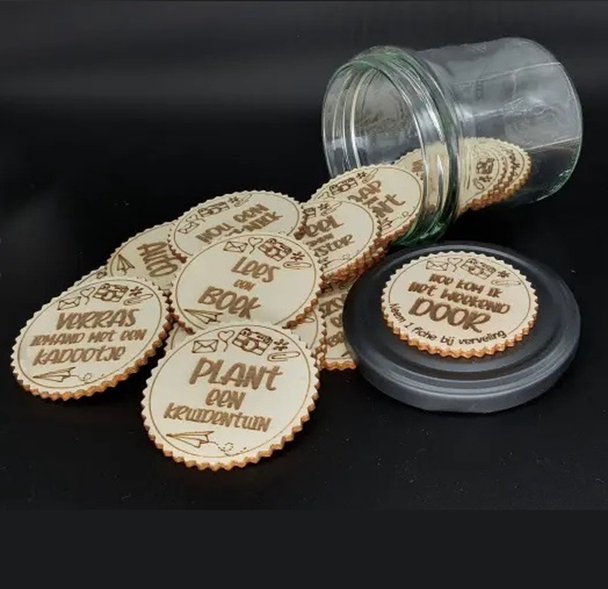 Ik-verveel-me potjes - Spel - Hout - Weekend