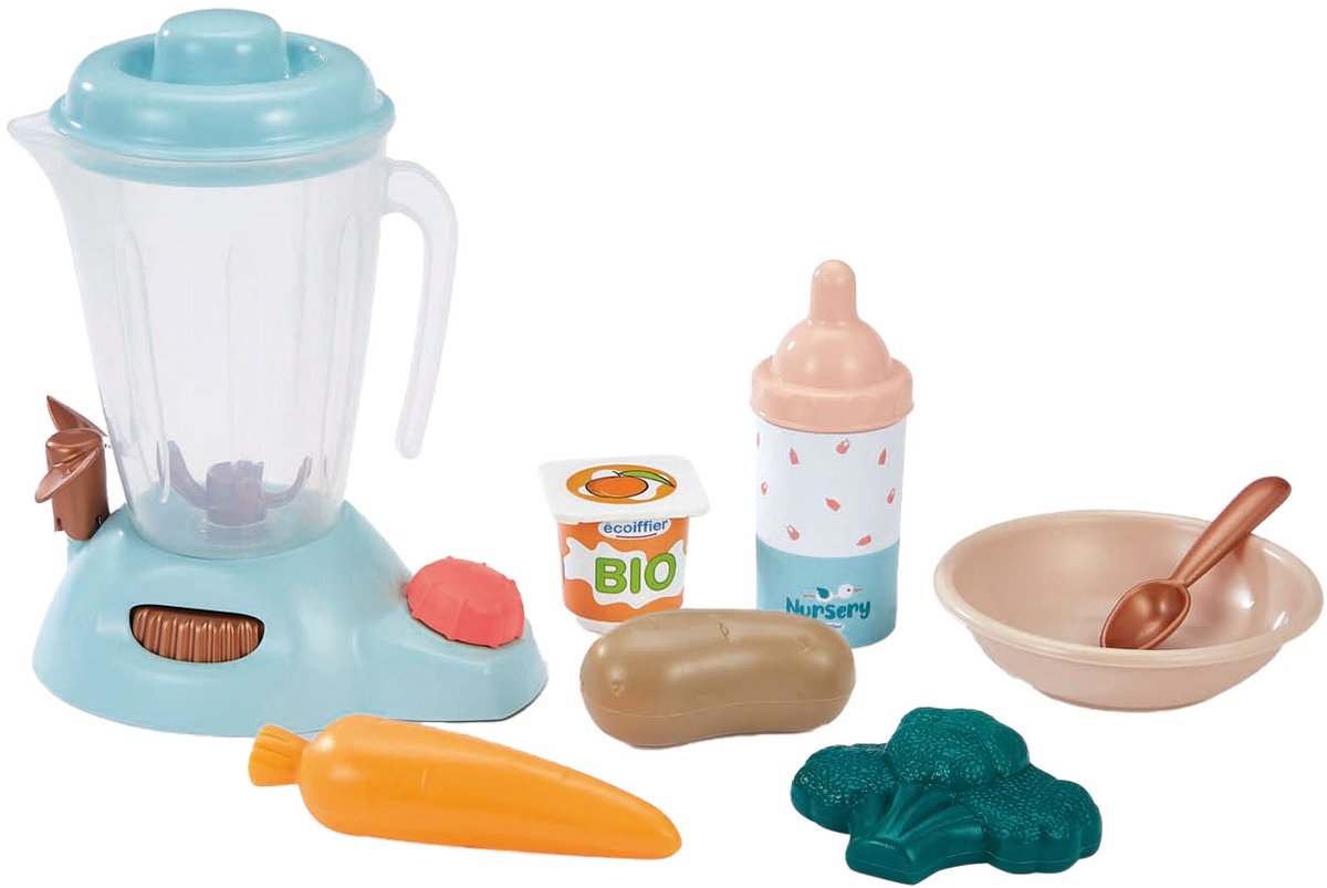 Ecoiffier Verzorging - Babys Voedingsset in Koffer, 8dlg.