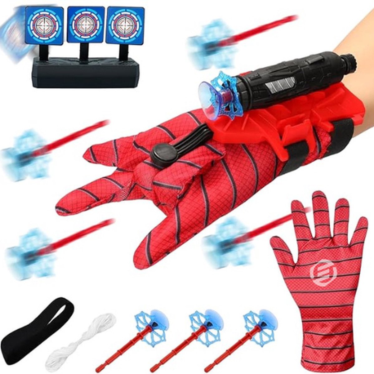 Equivera Webshooter - Webshooter - Handschoen - Webshooter Handschoen - Launcher Handschoen - Speelgoedblaster - Speelgoed Handschoen