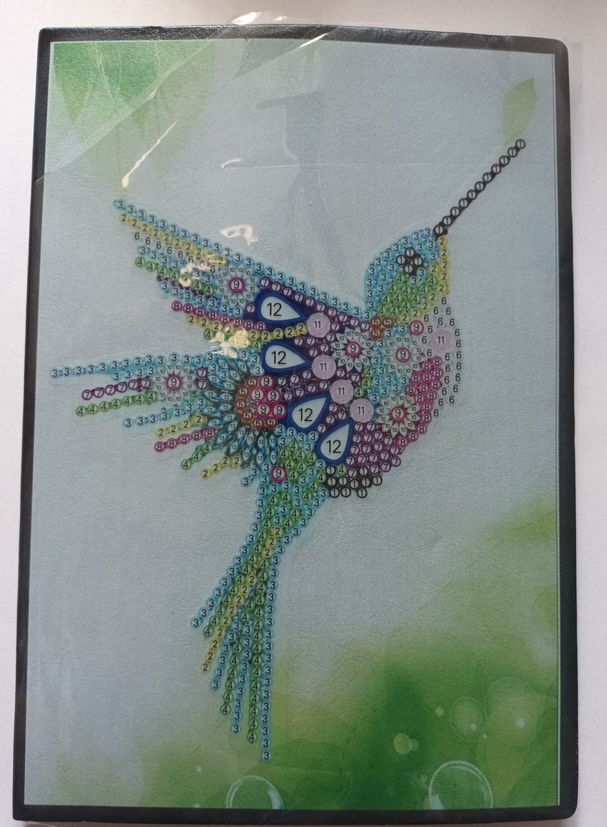 Diamond painting - Notieboekje - Diamond Painting Tekenboekje - Diamond Painting Dagboekje - Ijsvogel