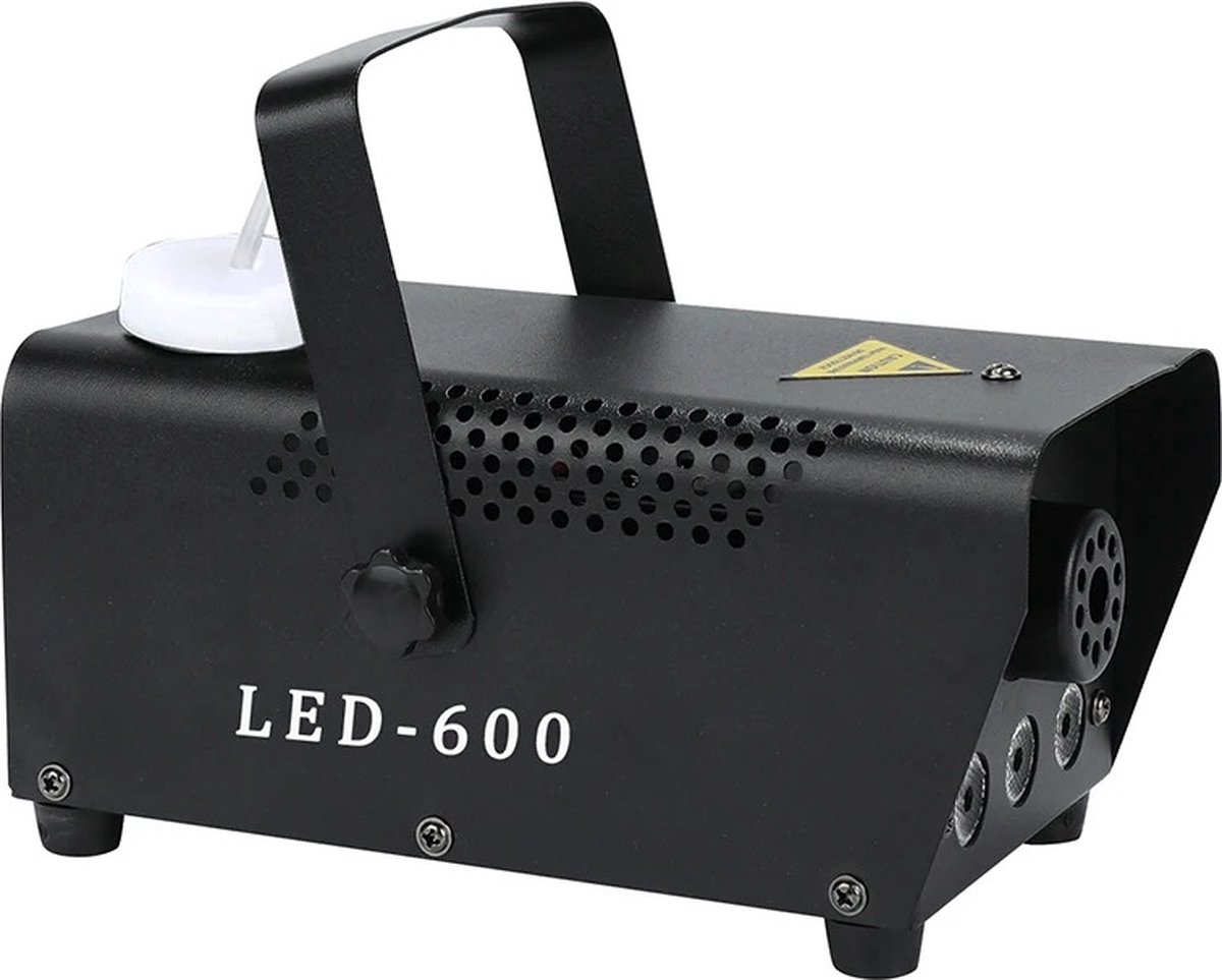   - 600 - Mini Led - Rook Mist Machine - Effect Disco - Dj - Party - Kerst - Bruiloft - Verjaardag - Met Afstandsbediening - Zwart