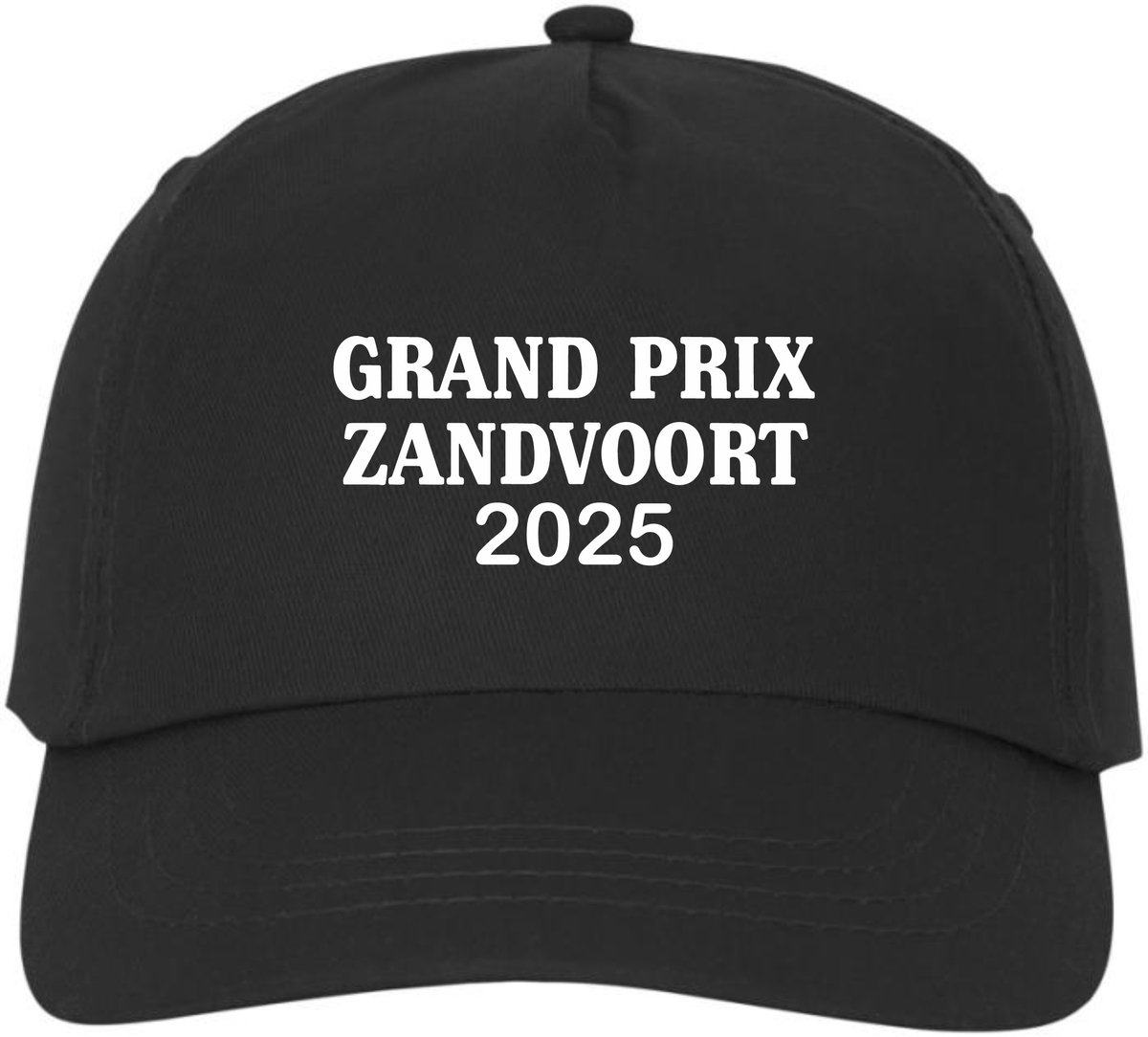 Cap - Pet Grand Prix Zandvoort - Unisex - Zwart met Wit