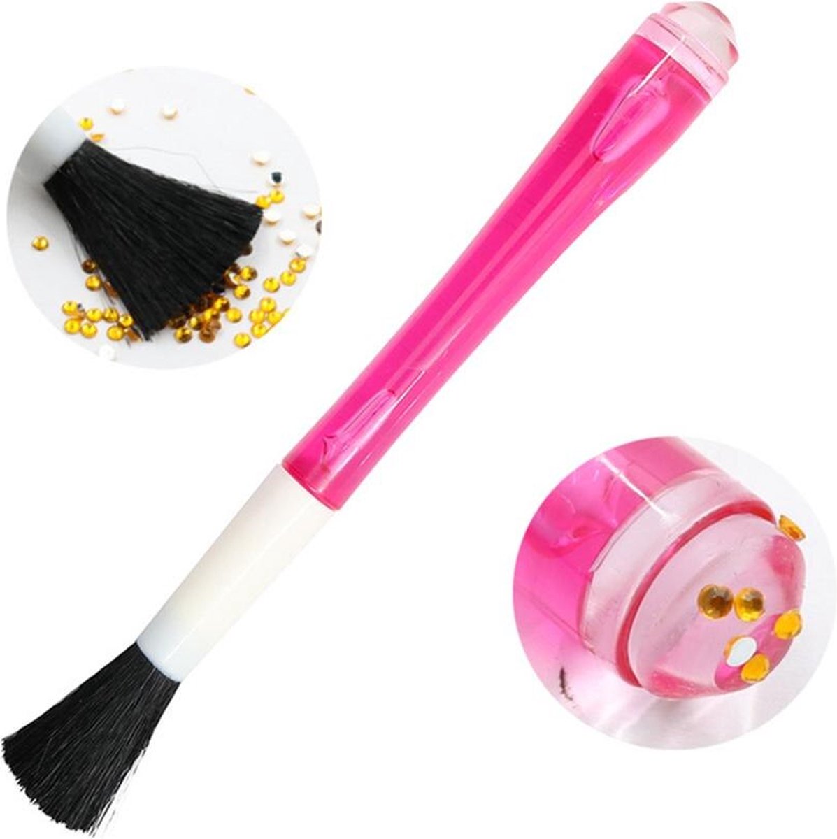 Diamant painting borsteltje - Clean-Up borseltje - veeg je steentjes bij elkaar