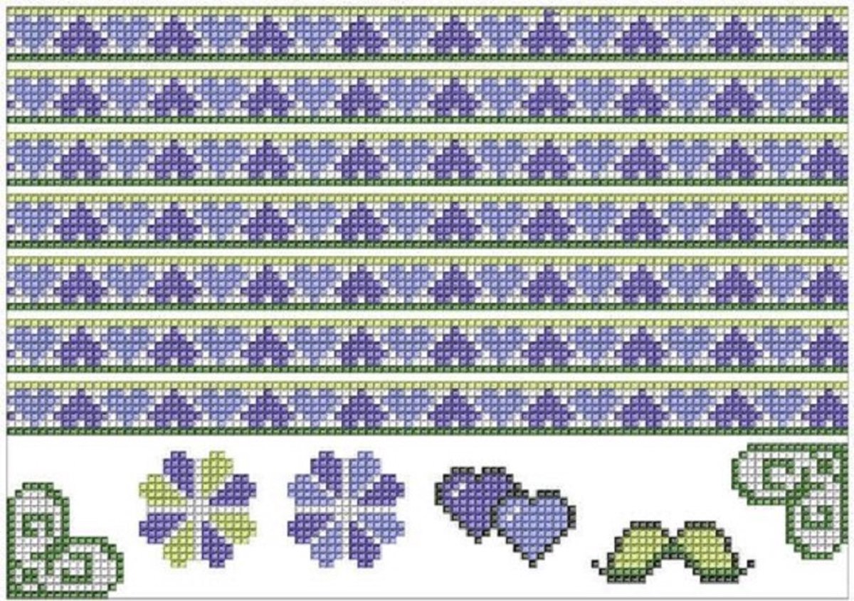 Diamond Painting Stickers - Sticker vel - Sticker strepen/stroken