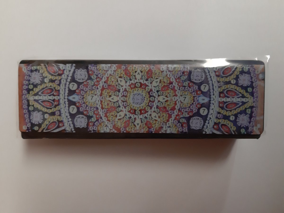 Diamond painting - Brildoosje - Maak je eigen bril doosje - Mandala tekening - Doos 5
