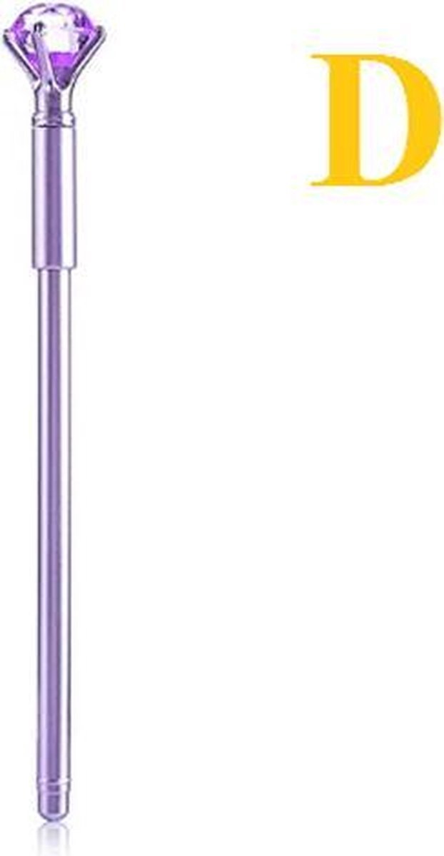 Diamond painting pen - Metal - prachtig afgewerkt met diamant - Paars