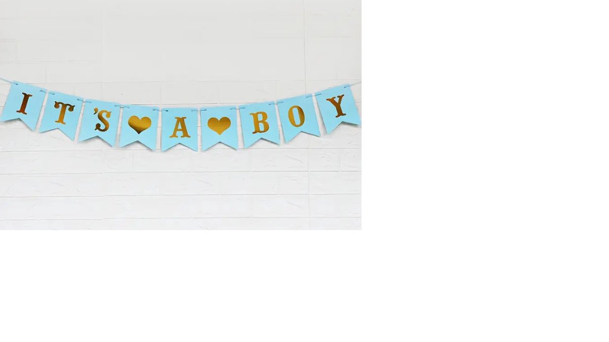 Slinger its a boy OF its a girl -Babyshower - Gender Reveal - Kraamfeest - Geboorte - Babygirl - Babyboy