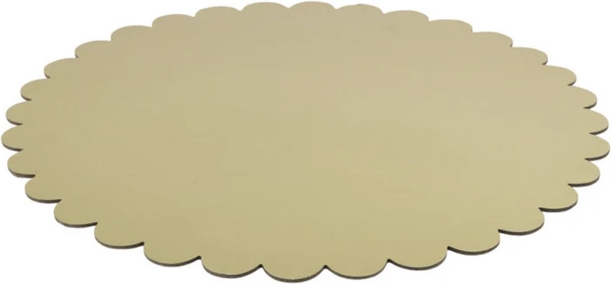 Taartonderlegger - Goud - Karton - 3 stuks - Ø30cm.