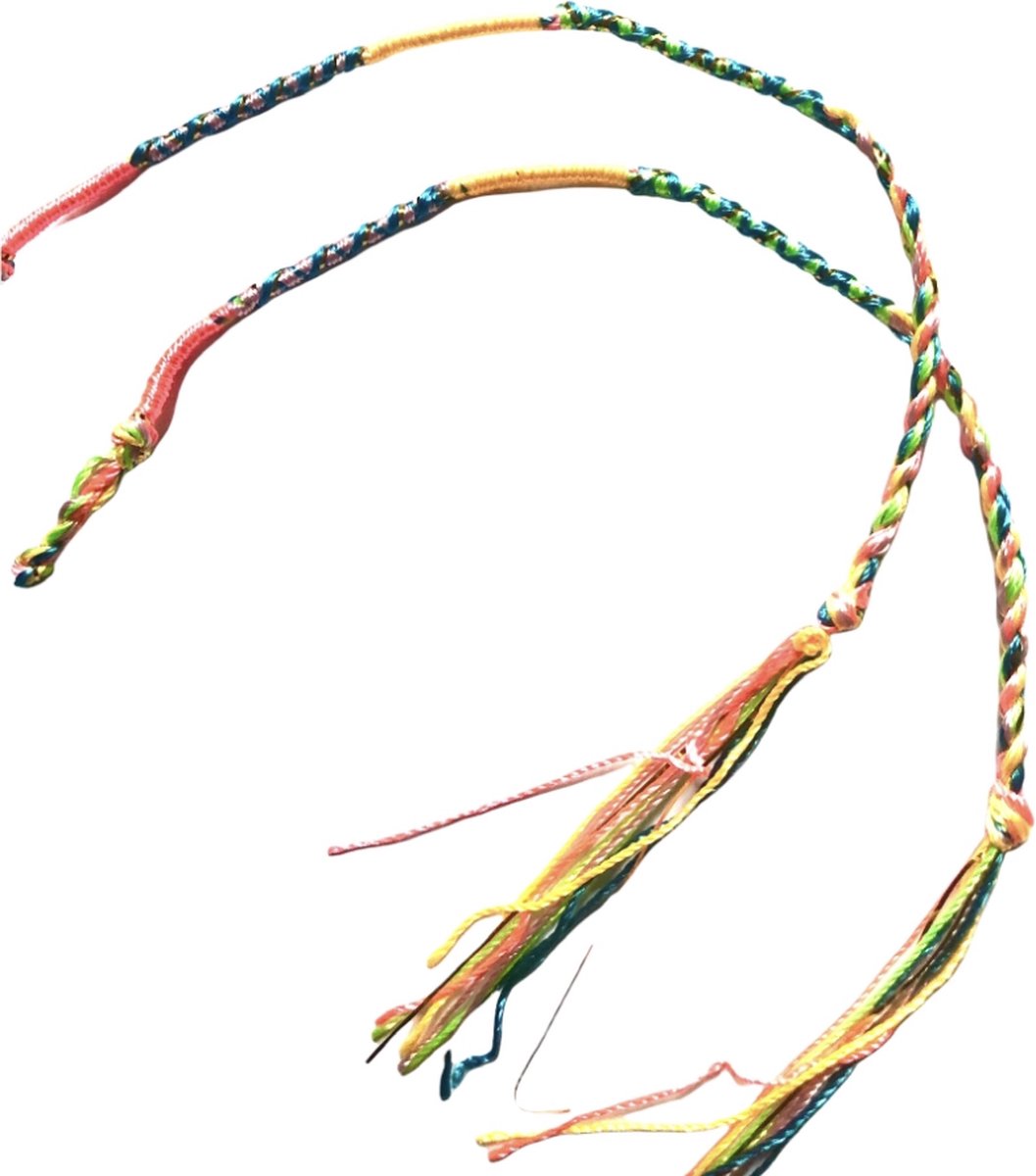 Vriendschapsbandjes - Pastel kleuren - 2 stuks - Vriendschap - Armbandjes - Valentijnsdag - Vrienden